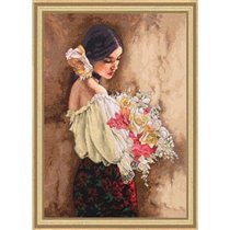 35274 Woman with Bouquet
