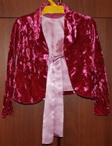 Нарядный пиджак + блуза 110-116