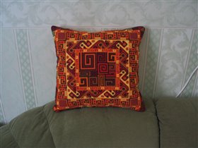 Подушка в стиле перуанского ткачества Riolis 850