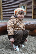 Возле дома, который мы снимали