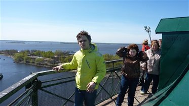 на крепостной башне в Выборге