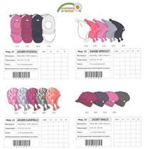 Беленькая шапочка РЕЙМА с помпошками (на разм 52)