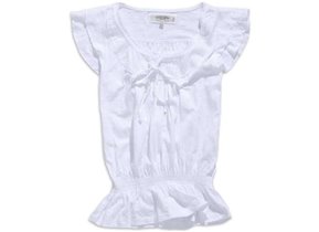 Кипельно белая, на резинке и с завязками, XL 