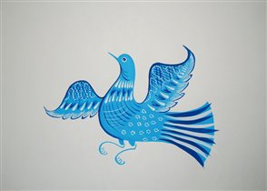 Птица синяя :)
