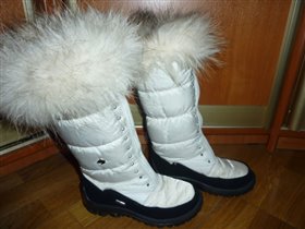 САПОГИ АЛЯСКА СКАНДИЯ  С НАТУРАЛЬНЫМ МЕХОМ