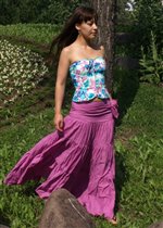 юбка сирень