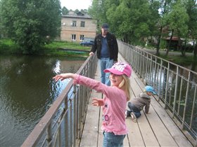 На мостике через речку Трубеж, Переславль