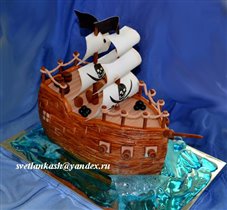 Торт Пиратский корабль