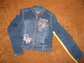 куртка джинсовая на стройную девочку 300руб