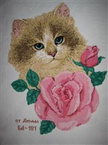 013 Кошка с розой (Макошь)