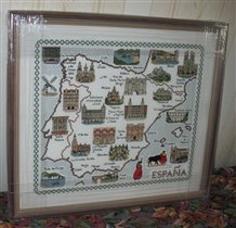 Карта Испании от Classic Embroidery