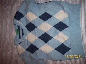 свитер  на мальчика хлопок  рост 104-110
