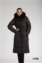 11702 пальто пуховик Лиса-4750