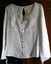 Блуза тонкий лён р.44