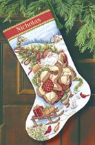 Dimensions 08752 Santa Journey Stocking 