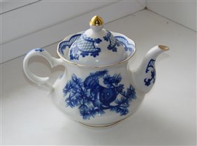 чайник заварочный керамический 'ГЖЕЛЬ'