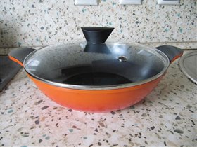 Сотейник ВОК 28см с крышкой