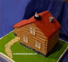Торт Дом с аистами