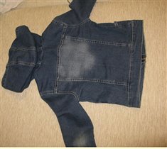 джинсовая куртка вид сзади