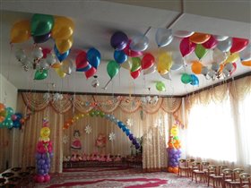 Выпускной в д/саду, актовый зал