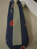 галстук женский.цвет молочный длина 36 см