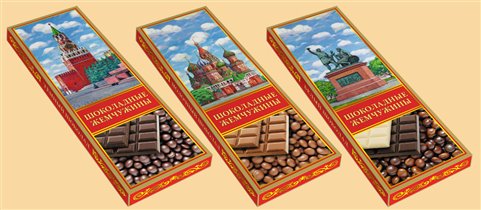 Шоколад фигурный ШОКОЛАДНЫЕ ЖЕМЧУЖИНЫ (МОСКВА) 100