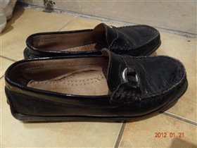 Лаковые мокассины