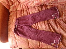 Трикотажные брюки на флисе