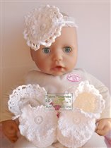 Крестильный комплект 'Кружевной'