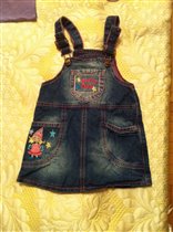 Джинсовый сарафан GJ, до 2,5 г, 200руб,