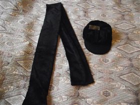 Женские Шапка-кепка+шарф 100 руб.