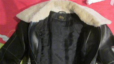 Кожаное пальто пр-во Франция