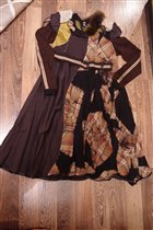 трико шик/шикарное шерстяное пплатье!44 росс/180 е