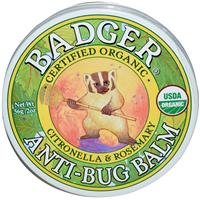 Badger Company, Anti-Bug Balm, Citronella & Rosema