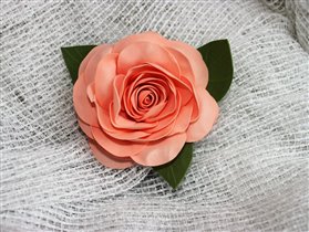 Красавица роза-брошка