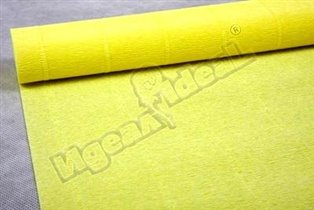 Бумага гофрированная простая 573 светло-желтый