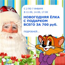 Новогодняя ёлка с подарком всего за 700 рублей