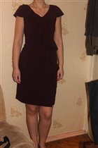 Платье бордо