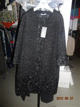 Пальто Piu&Piu с блестящей нитью