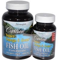 Carlson Labs, Super Omega·3 Gems, Fish Oil Concent