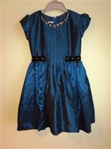 №4 Платье синее. На 4-5 лет. 600 руб.