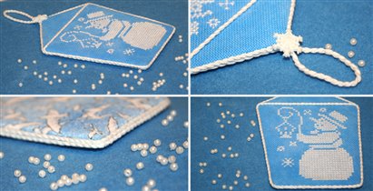 Снеговик-фонарик