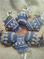 варежки новогодние