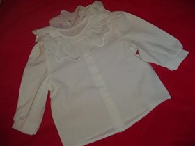 Блузка Германия р.80-86 на пухлика,как новая,500р