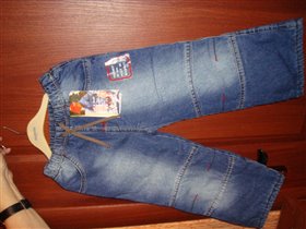 джинсы утепленные  рост 98