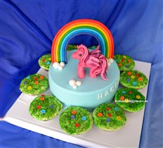 Торт Пони с радугой