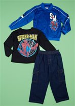 CHARACTER LICENSED Boys Spiderman 3-Piece Set with