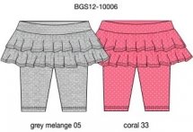 Лосины с юбкой для девочек (BGS12-10006)