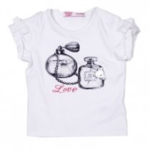 Футболка с кор рукавом для девочек(BGS12-30001)