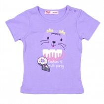 Футболка с кор. рукавом для девочек (BGS12-31005)